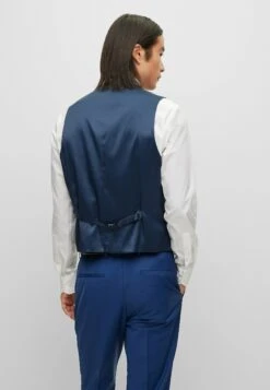 Boss H-Jasper-Vs-Mm-C-224 - Suit Waistcoat - Open Blue Three -Boss Sales Store a1134c80131848748ee206058d6b77c4