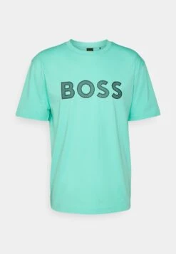 Boss Teeos- Print T-Shirt - Open Green -Boss Sales Store a12eda0547f4470792081a63d3837250