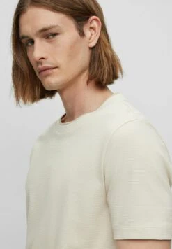 Boss Tessler 140 - Basic T-Shirt - Open White Eleven -Boss Sales Store a1f0098612584bc3a890f80123feefce