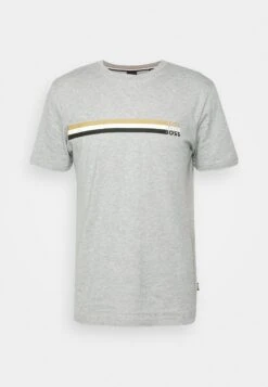 Boss Tiburt - Print T-Shirt - Silver -Boss Sales Store a222fdcb36c542738605e61cd1df9ecf