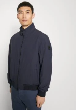 Boss Cordovan - Bomber Jacket - Dark Blue -Boss Sales Store a4b03ad490ec4500831040293b9a9b6b