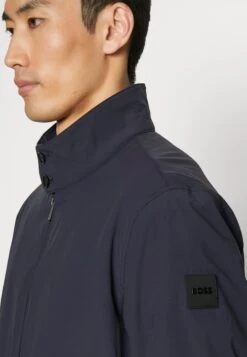 Boss Cordovan - Bomber Jacket - Dark Blue -Boss Sales Store a4bd4072f4f94ae08750ea6af0d3c7c8