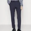 Boss Genius Pleat - Trousers - Dark Blue