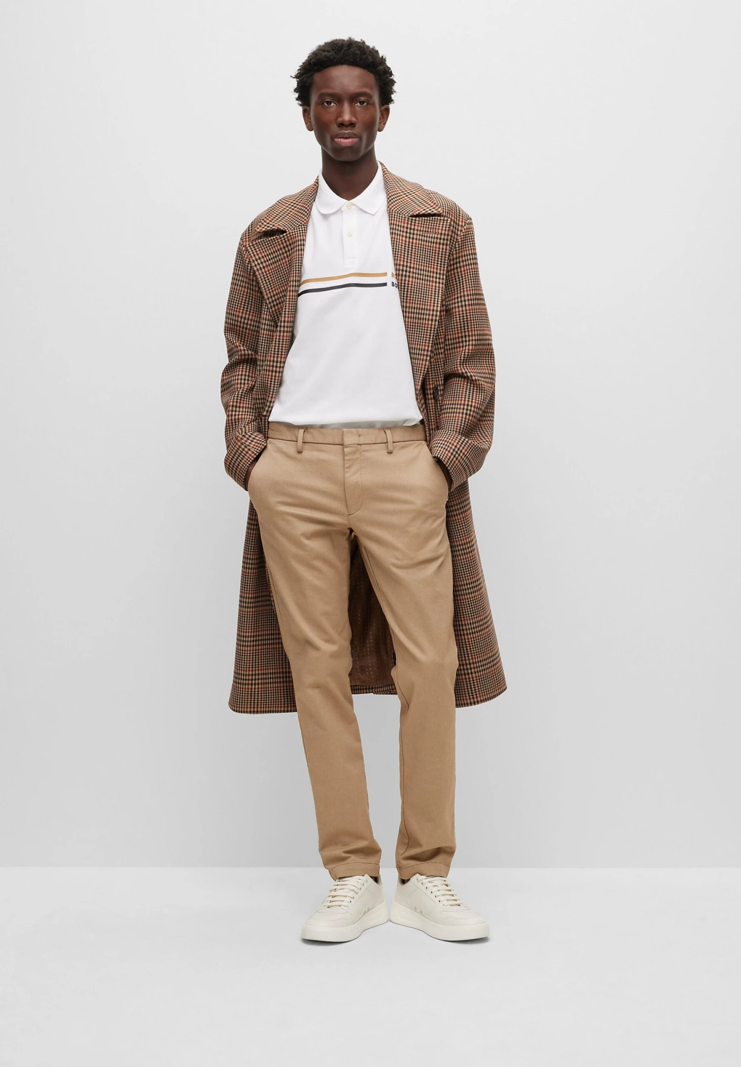 Boss Polo Shirt - White 2 Boss Polo Shirt - White - Image 2