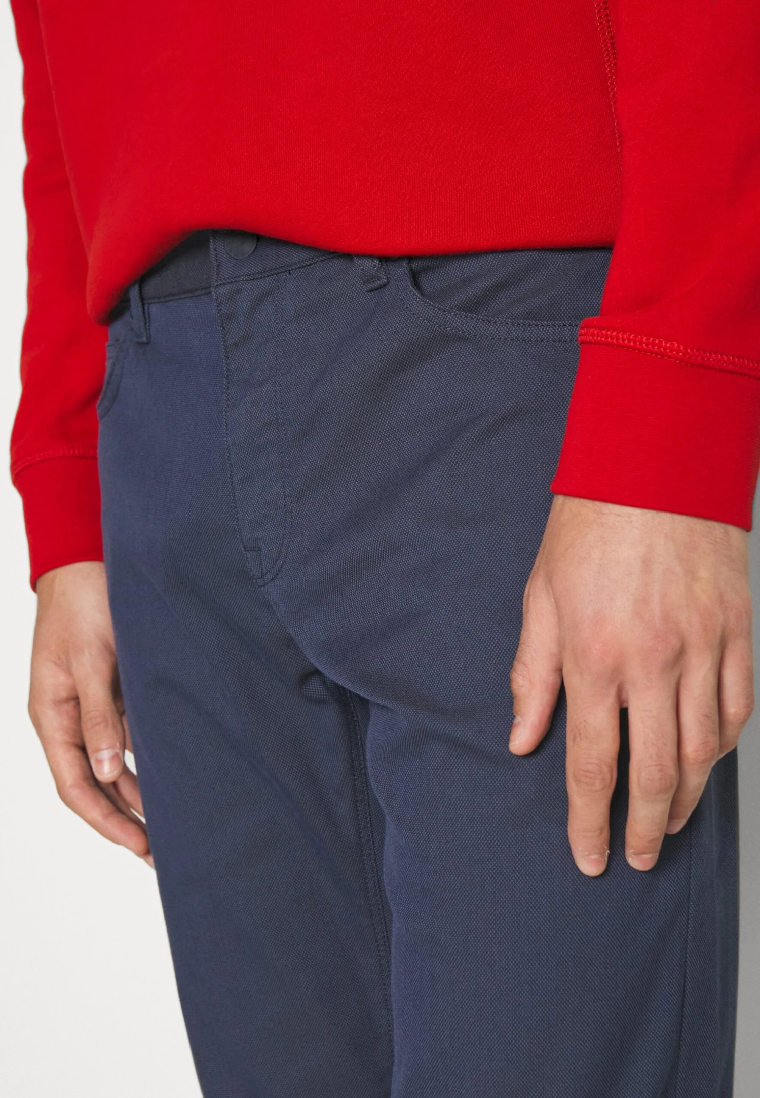 Boss Casual Regular Fit Five-Pocket Pants - Trousers - Open Blue 5 Boss Casual Regular Fit Five-Pocket Pants - Trousers - Open Blue - Image 5