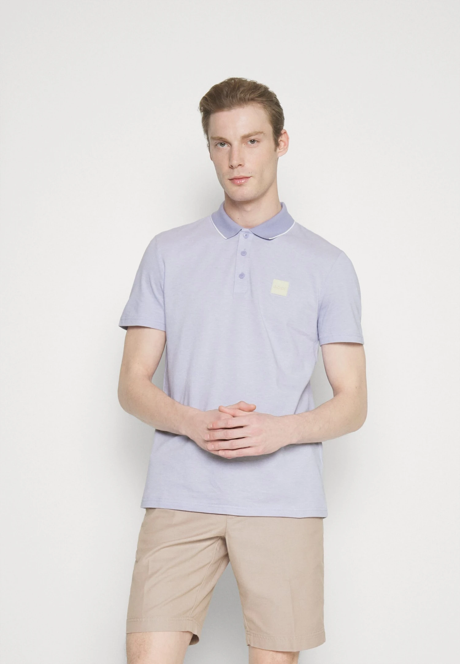 Boss Peoxford - Polo Shirt - Light/Pastel Purple 1 Boss Peoxford - Polo Shirt - Light/Pastel Purple