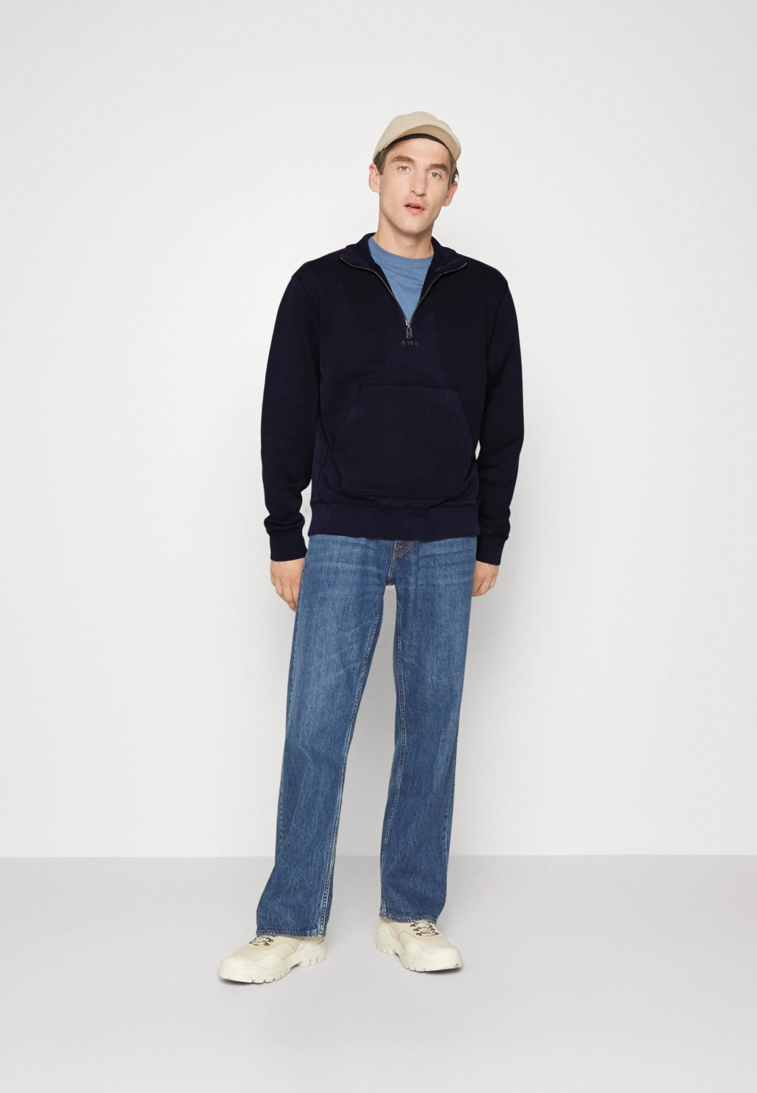 Boss Zefadehalf - Sweatshirt - Dark Blue 2 Boss Zefadehalf - Sweatshirt - Dark Blue - Image 2