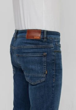 Boss Delaware- Slim Fit Jeans - Dark Blue Thirteen -Boss Sales Store aba08ca1707b40e7a163625e2fe91ac9