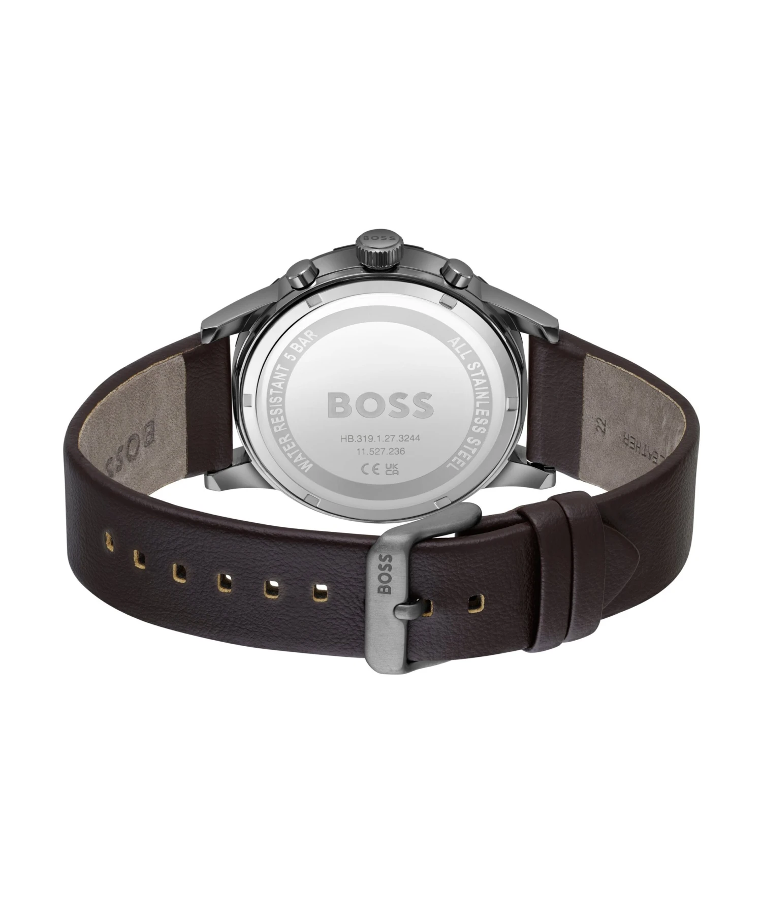 Boss Solgrade - Chronograph Watch - Brown/Blue 2 Boss Solgrade - Chronograph Watch - Brown/Blue - Image 2