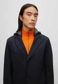 Boss Pcamj - Classic Coat - Black One -Boss Sales Store ae7fa699c56e4a0380a8c070387fbddf