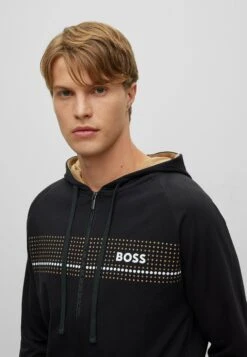 Boss Authentic - Zip-Up Sweatshirt - Black One -Boss Sales Store aed742c6f23d4290a288784883b758e6