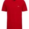 Boss Curved - Basic T-Shirt - Medium Red
