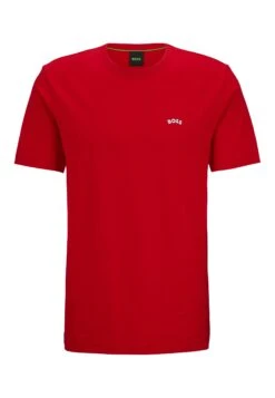 Boss Curved - Basic T-Shirt - Medium Red
