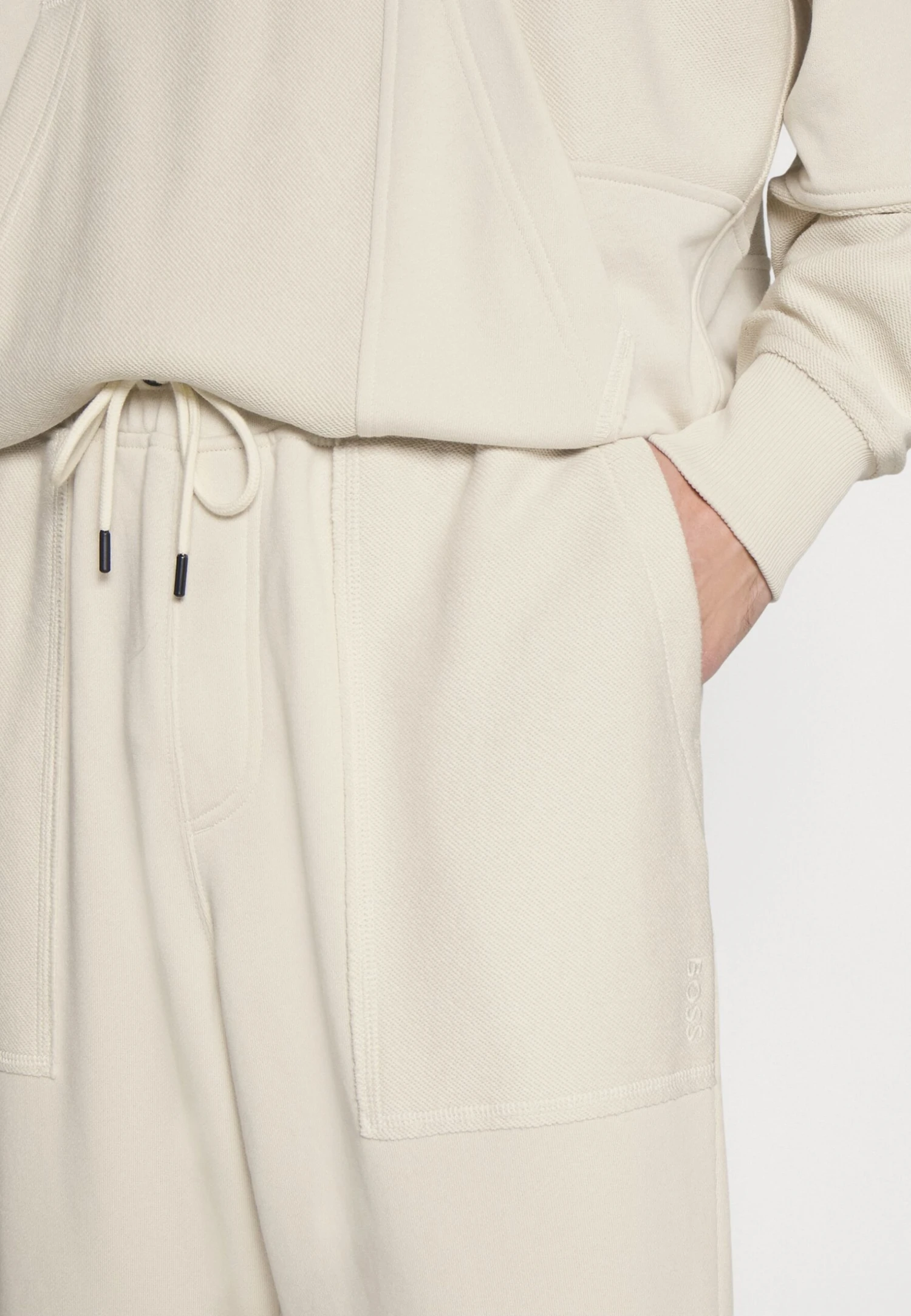 Boss Tracksuit Bottoms - Open White 4 Boss Tracksuit Bottoms - Open White - Image 4