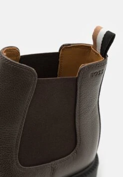 Boss Larry - Classic Ankle Boots - Dark Brown -Boss Sales Store b4fedda03a774542bd96508169d141e6
