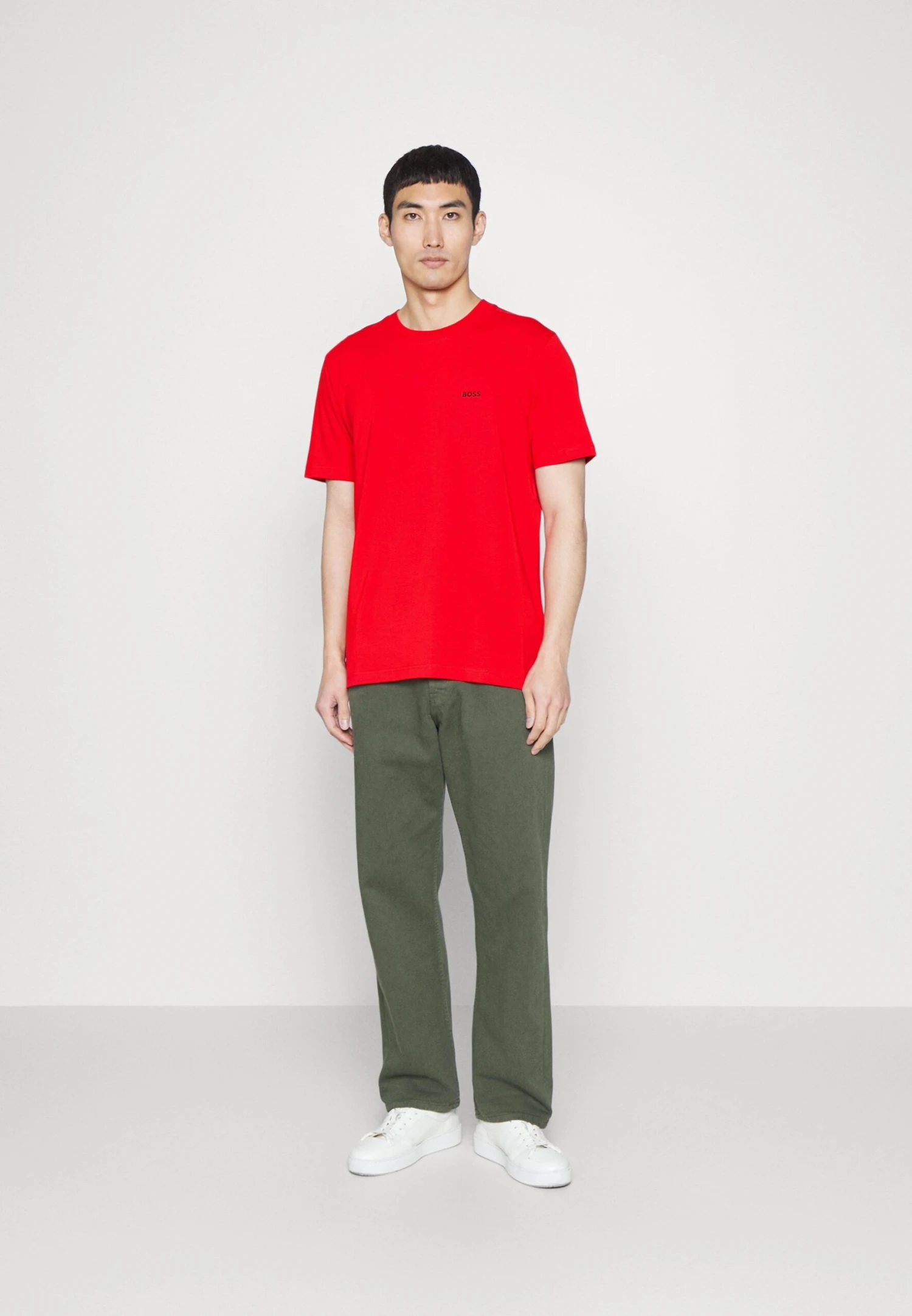 Boss Basic T-Shirt - Bright Red 2 Boss Basic T-Shirt - Bright Red - Image 2