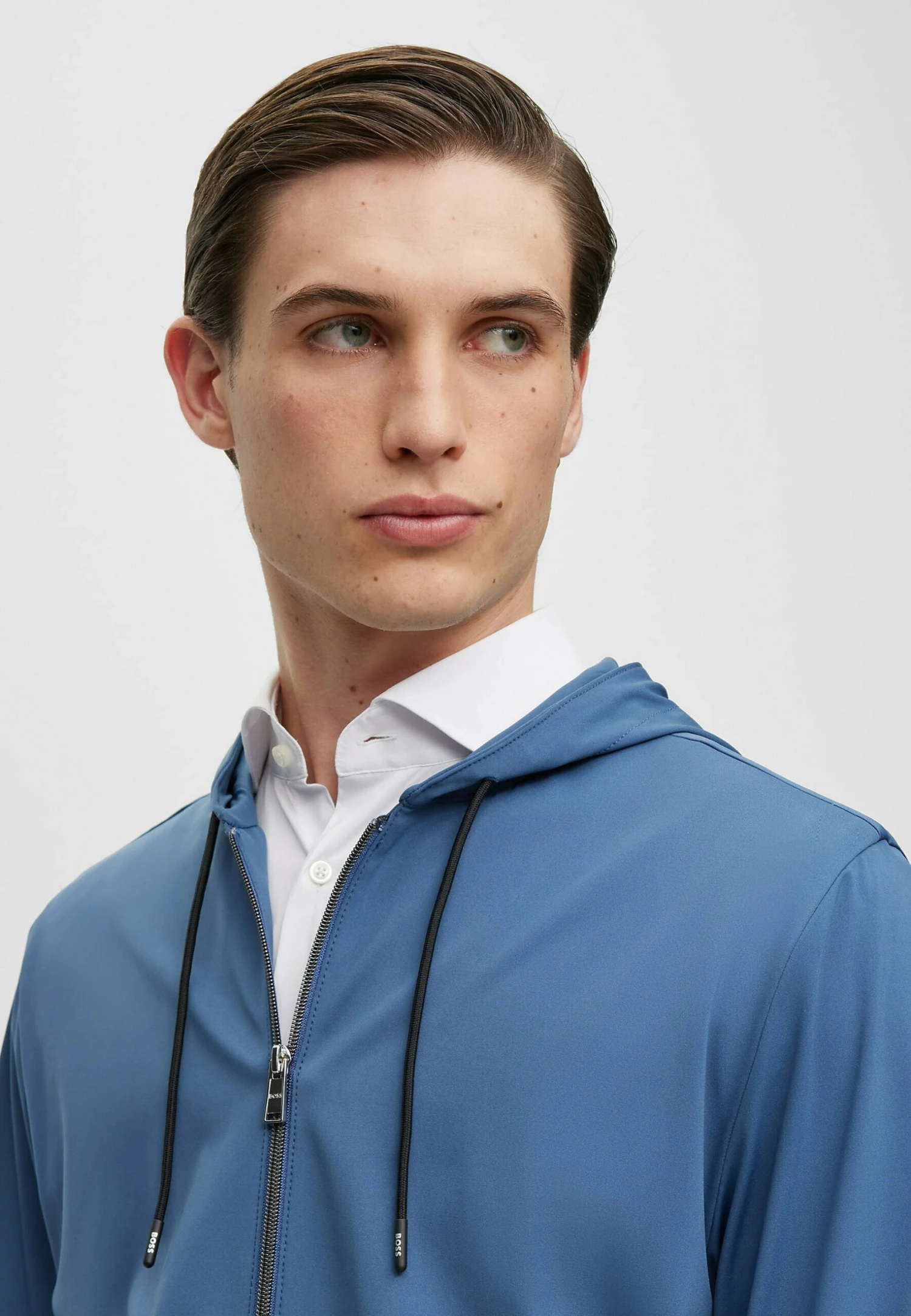 Boss Hanry - Summer Jacket - Open Blue Fifteen 4 Boss Hanry - Summer Jacket - Open Blue Fifteen - Image 4