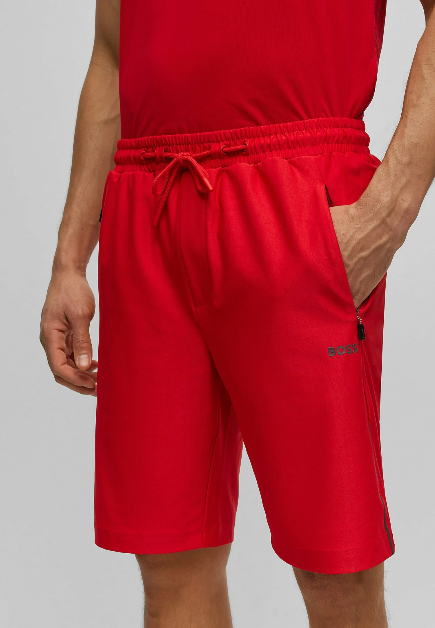 Boss Hecon Active 1 - Tracksuit Bottoms - Red 4 Boss Hecon Active 1 - Tracksuit Bottoms - Red - Image 4