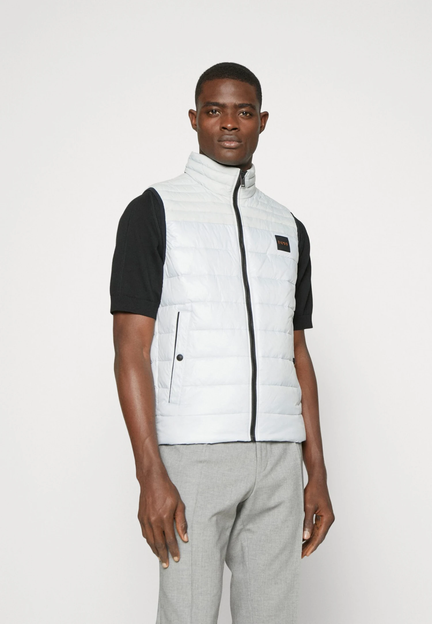 Boss Odeno - Waistcoat - Light/Pastel Grey 1 Boss Odeno - Waistcoat - Light/Pastel Grey