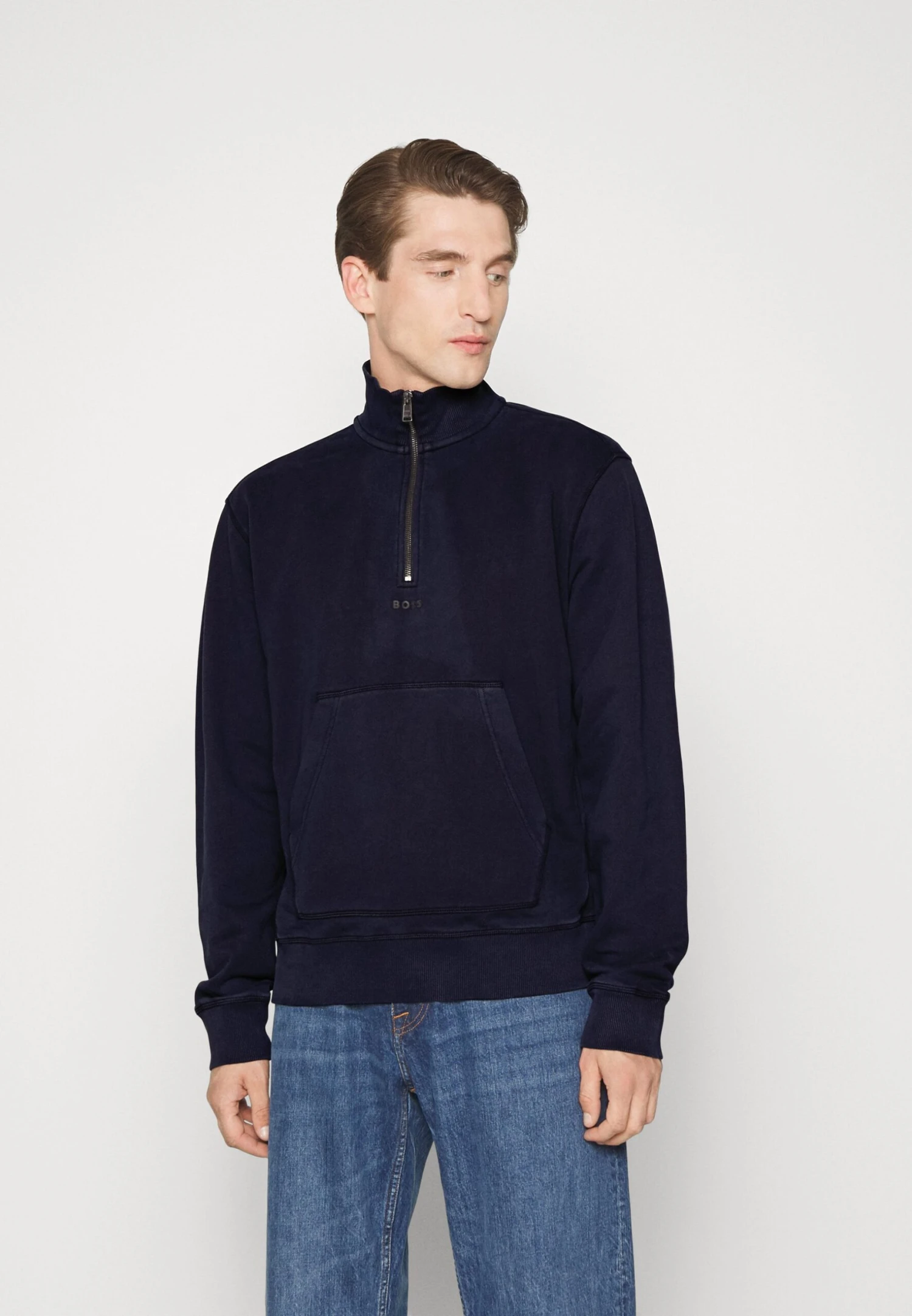 Boss Zefadehalf - Sweatshirt - Dark Blue 1 Boss Zefadehalf - Sweatshirt - Dark Blue