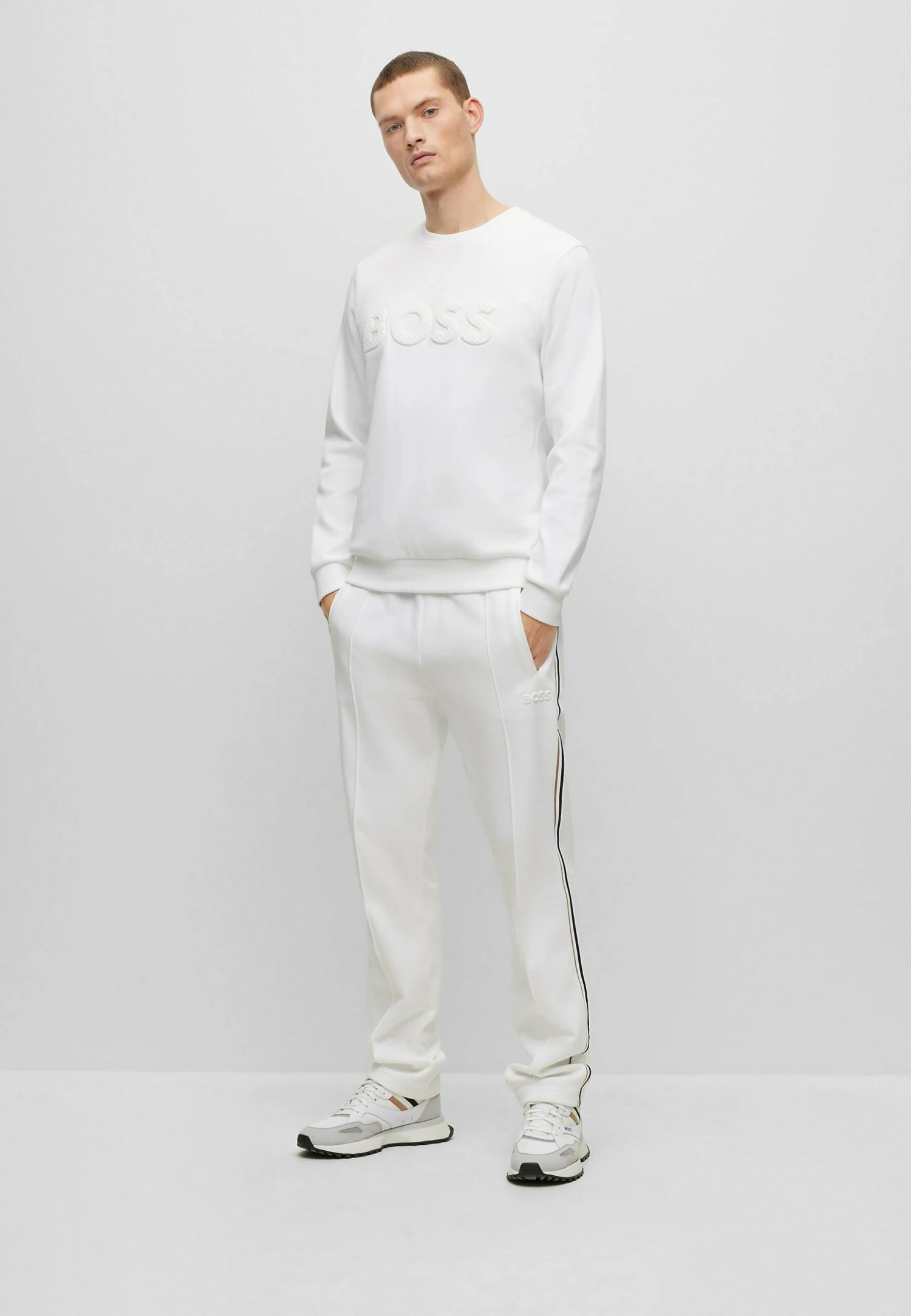 Boss Salbocomfort - Sweatshirt - White 2 Boss Salbocomfort - Sweatshirt - White - Image 2