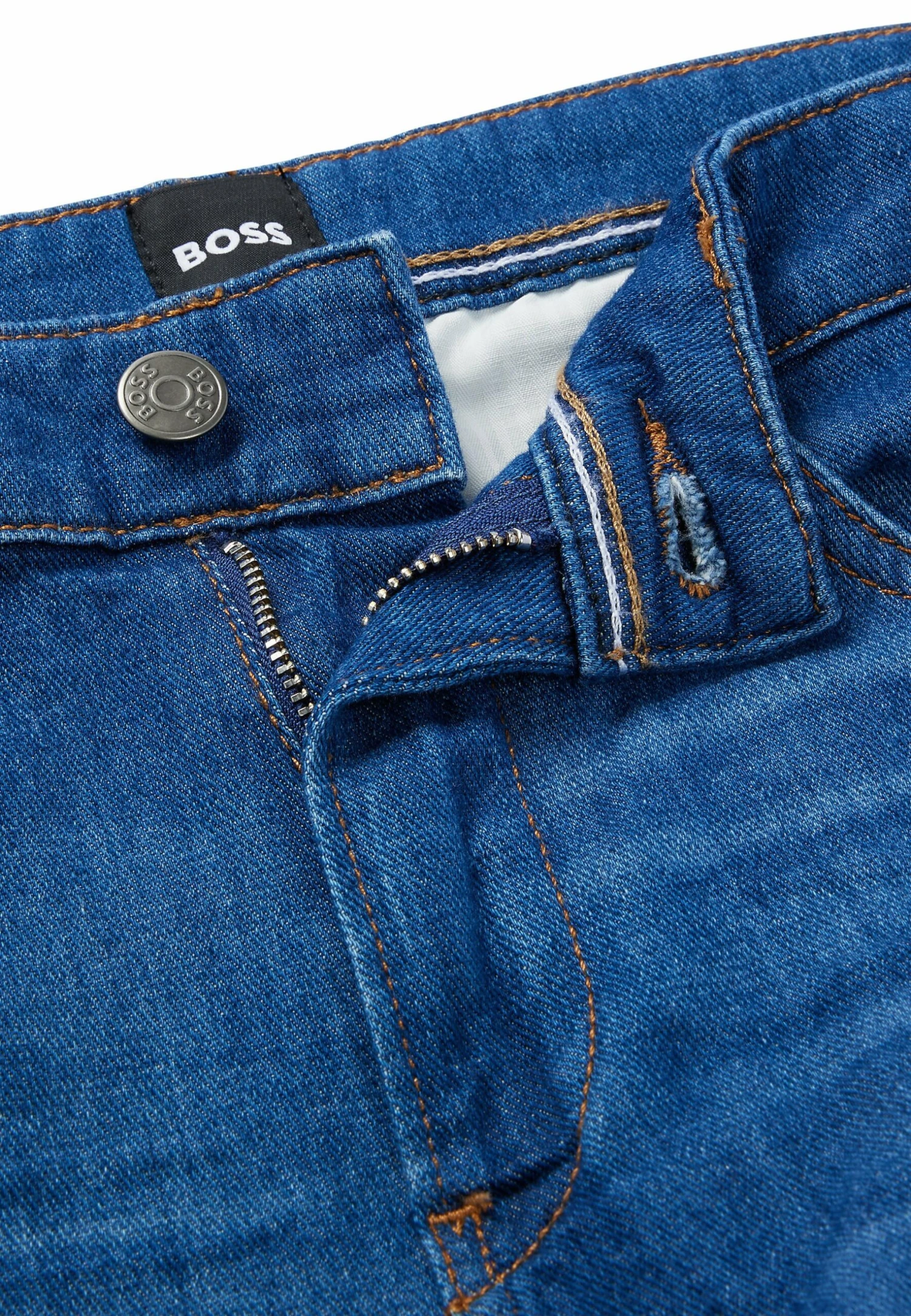 Boss Delaware - Slim Fit Jeans - Blue Fourteen 6 Boss Delaware - Slim Fit Jeans - Blue Fourteen - Image 6