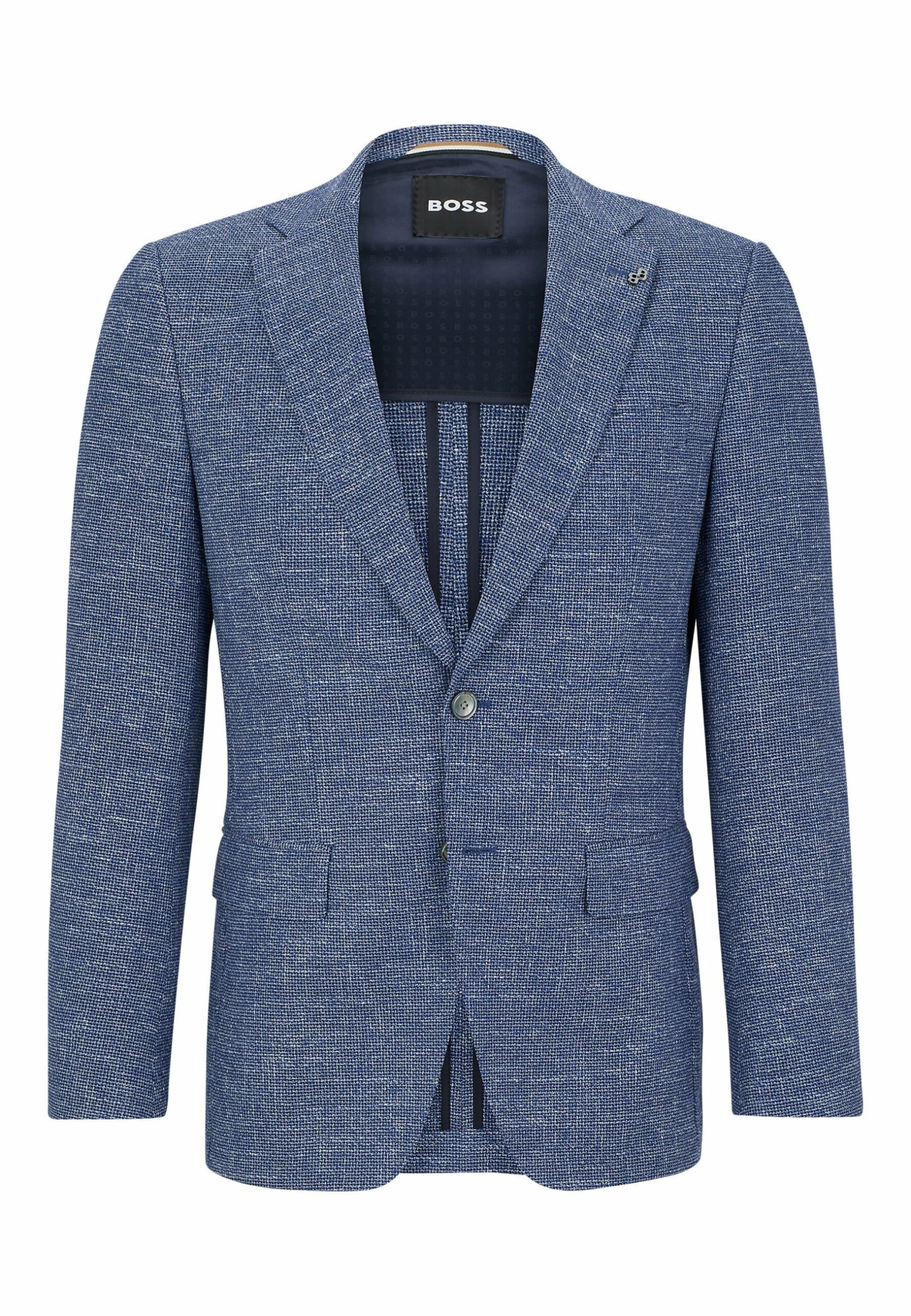 Boss H-Hutson - Blazer Jacket - Open Blue Fifteen 6 Boss H-Hutson - Blazer Jacket - Open Blue Fifteen - Image 6