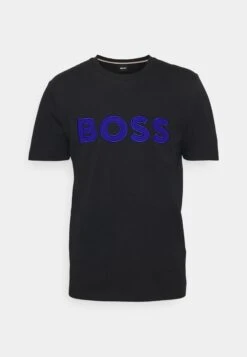 Boss Tiburt - Print T-Shirt - Dark Blue -Boss Sales Store c58d38a5d2e840e5a8ff83af8b056575