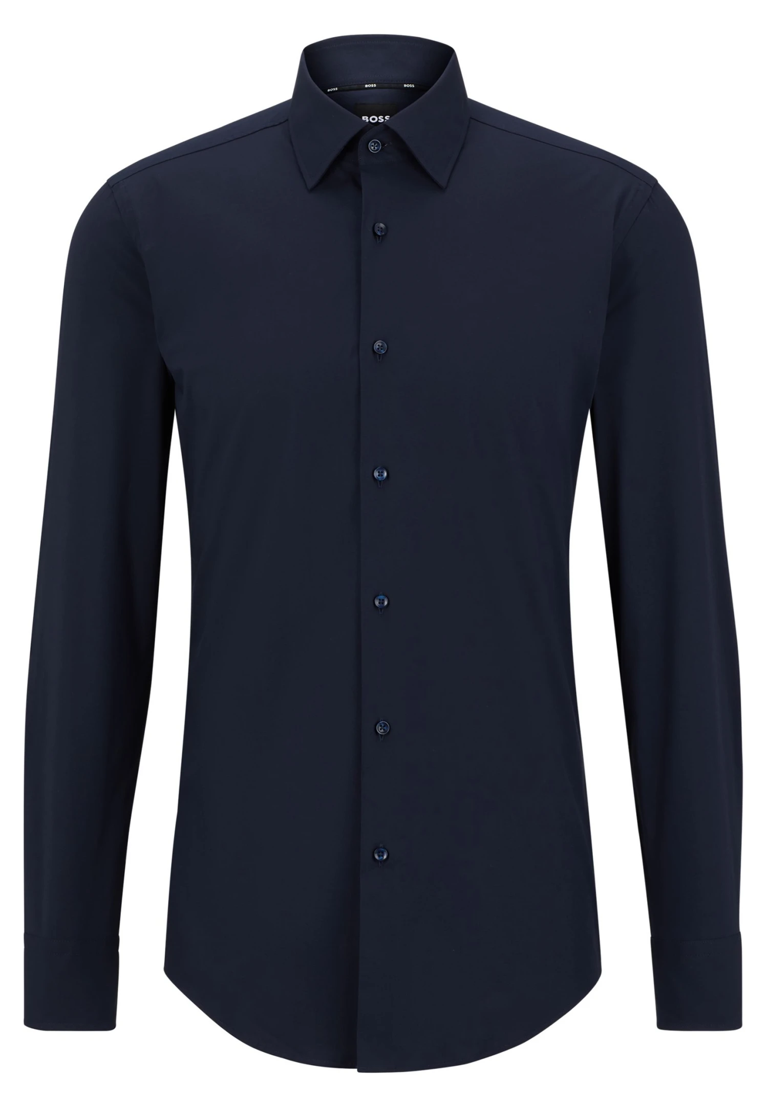 Boss Hank- Formal Shirt - Navy 6 Boss Hank- Formal Shirt - Navy - Image 6