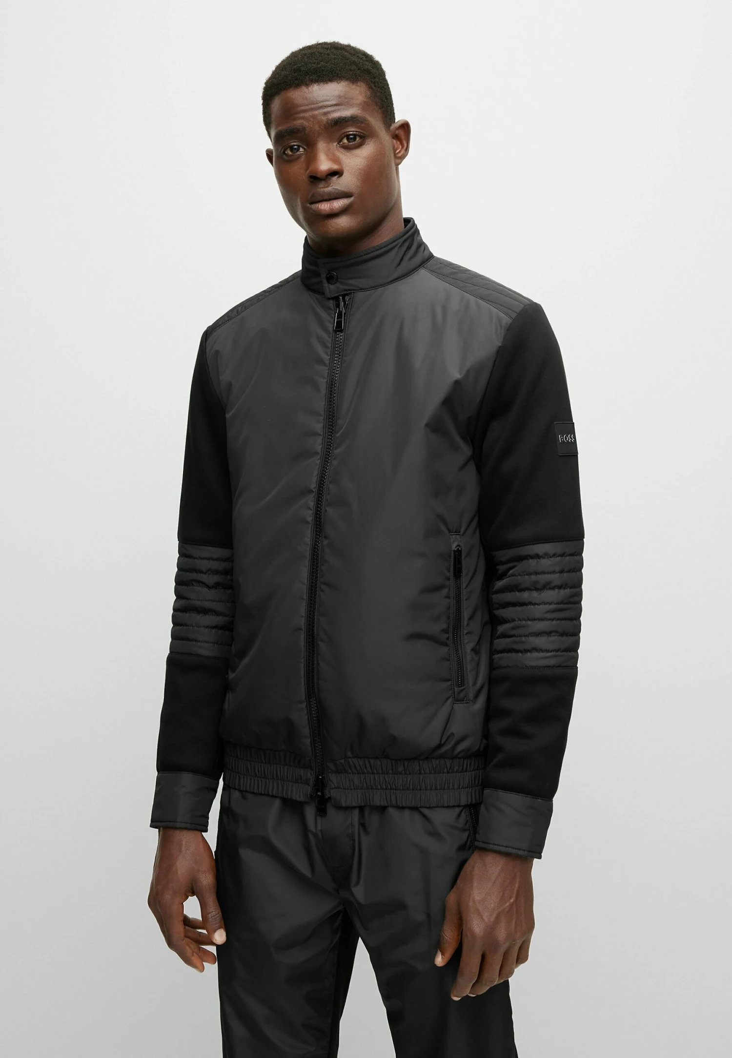 Boss Shepherd- Bomber Jacket - Black One 1 Boss Shepherd- Bomber Jacket - Black One