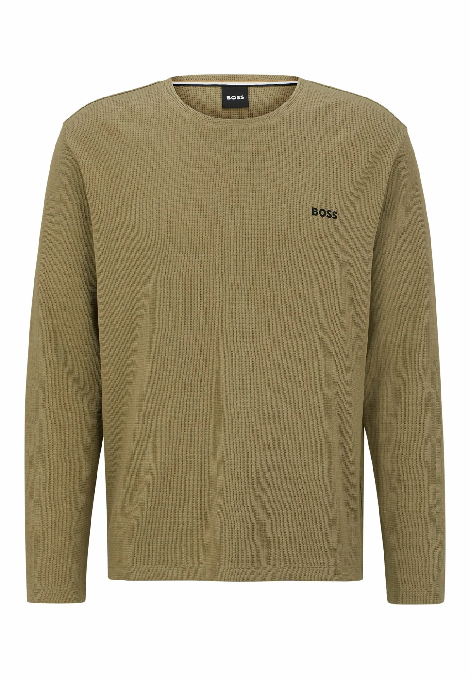 Boss Waffle Ls - Pyjama Top - Light Green Six 5 Boss Waffle Ls - Pyjama Top - Light Green Six - Image 5