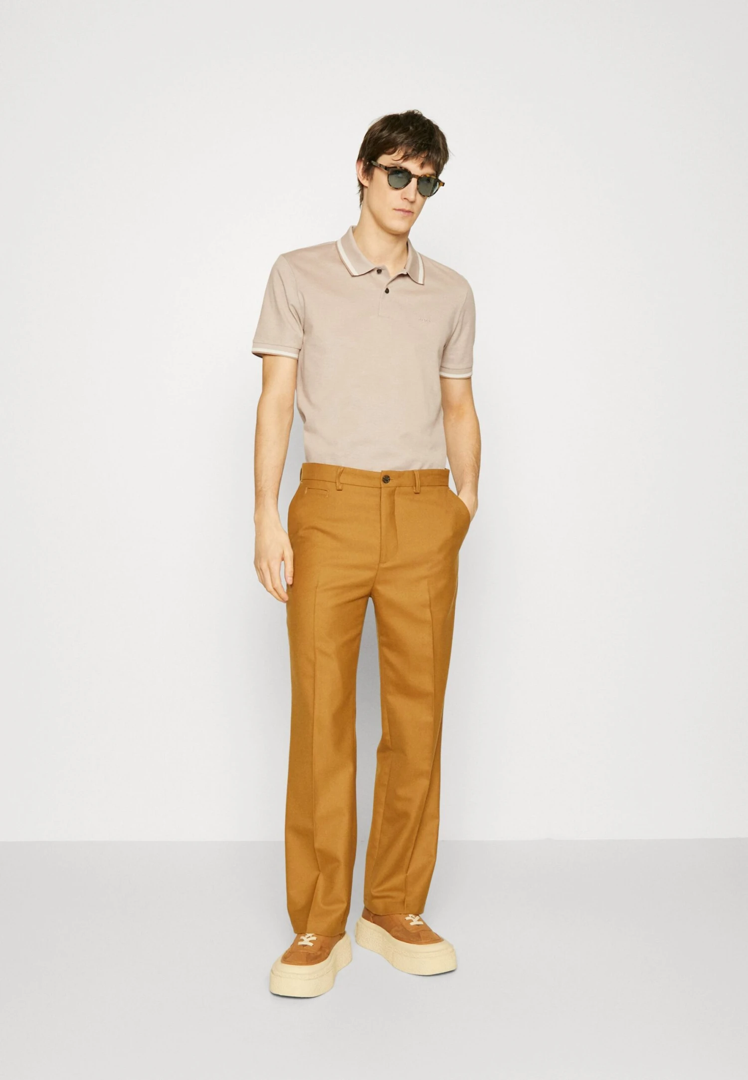 Boss Parlay - Polo Shirt - Medium Beige 2 Boss Parlay - Polo Shirt - Medium Beige - Image 2