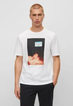 Boss Tememory - Print T-Shirt - White