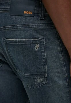 Boss Taber Zip - Jeans Tapered Fit - Blue Seven -Boss Sales Store d05f45d1ab914f0fa2998b8a2c12f44d