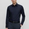 Boss Hank- Formal Shirt - Navy