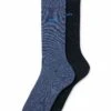 Boss 2 Pack Rs Vi- Socks - Open Blue Fifteen