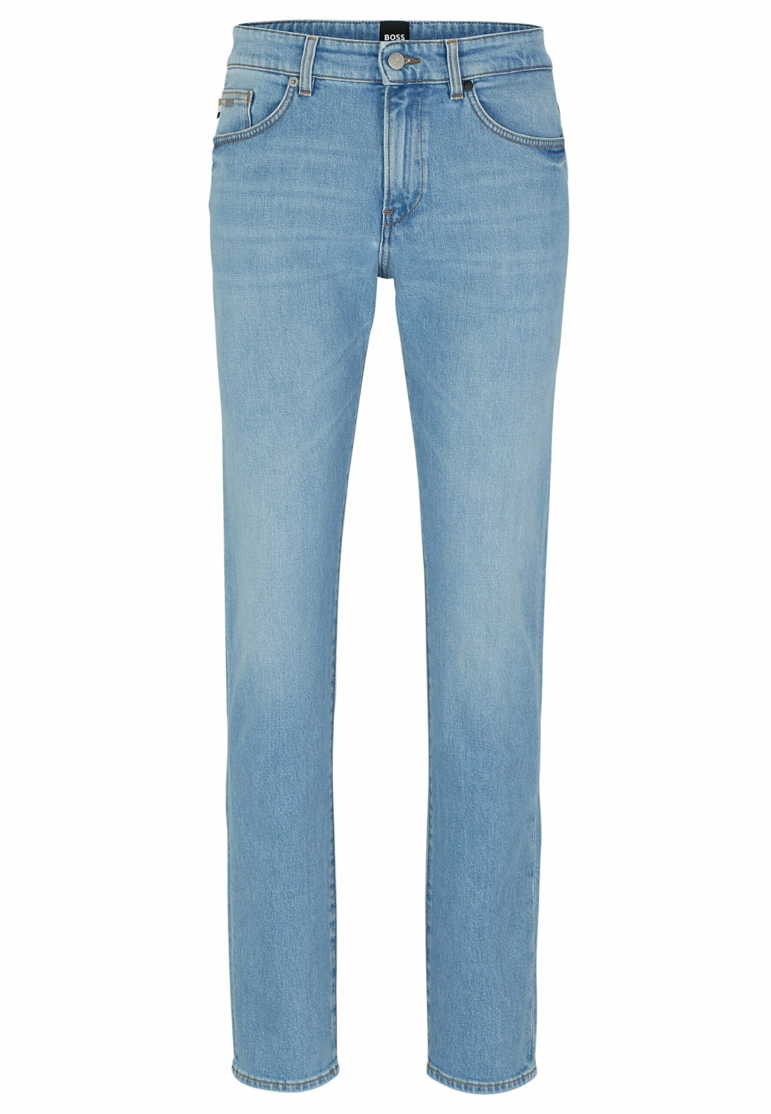 Boss Delaware - Straight Leg Jeans - Light Blue Five 5 Boss Delaware - Straight Leg Jeans - Light Blue Five - Image 5