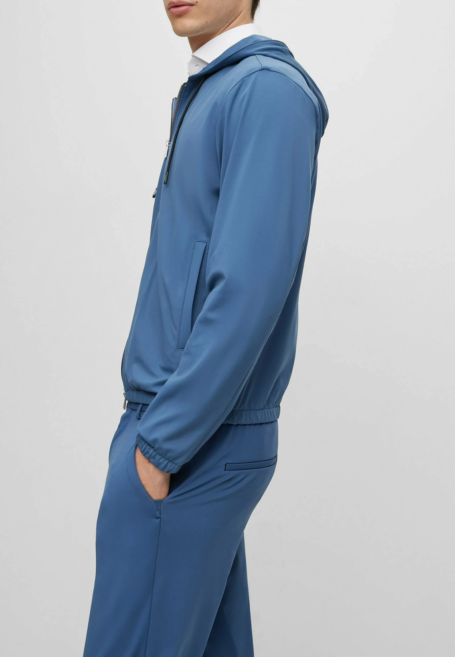 Boss Hanry - Summer Jacket - Open Blue Fifteen 5 Boss Hanry - Summer Jacket - Open Blue Fifteen - Image 5