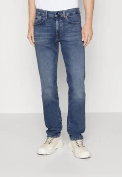 Boss Maine - Straight Leg Jeans - Medium Blue