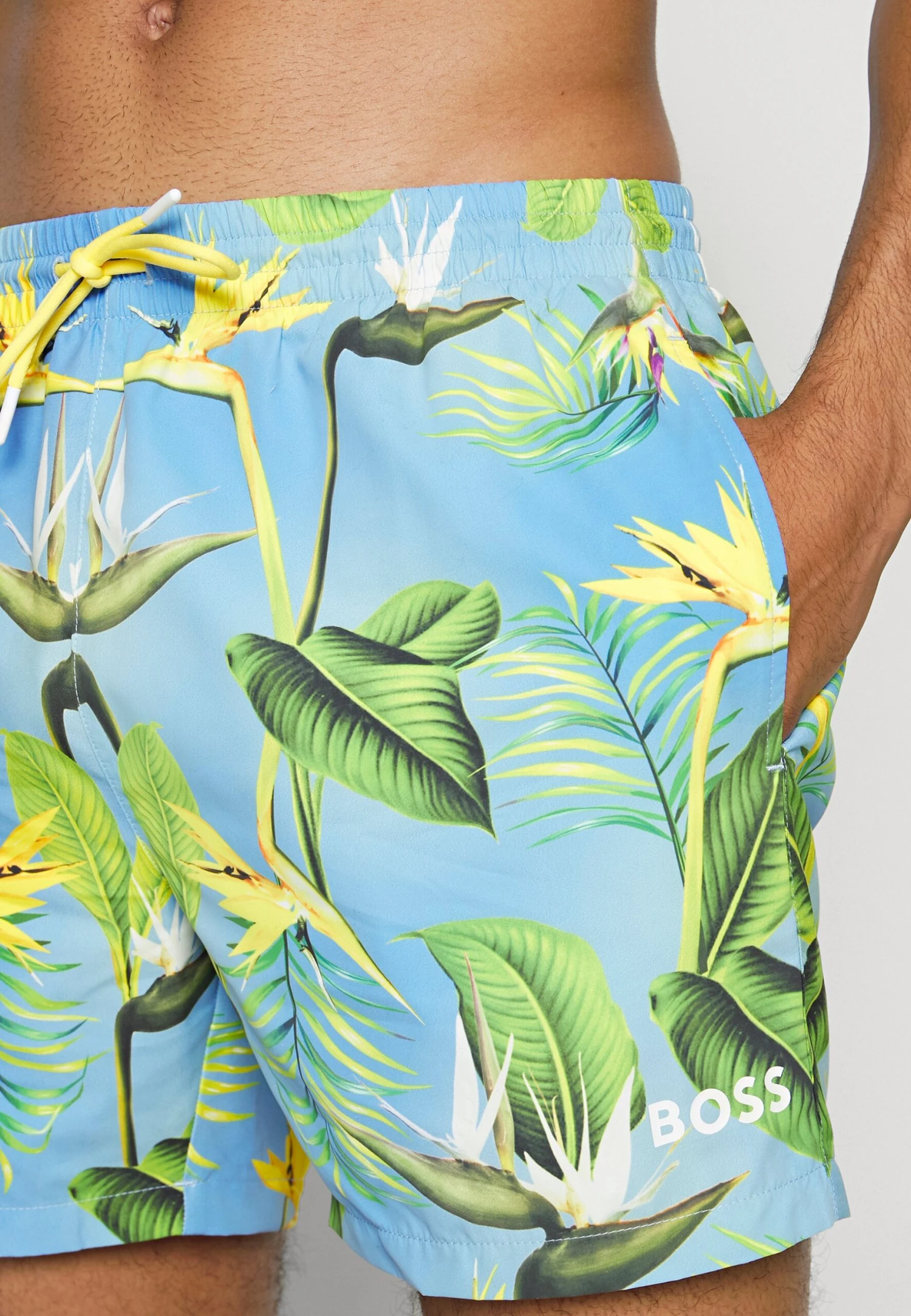 Boss Piranha - Swimming Shorts - Medium Blue 4 Boss Piranha - Swimming Shorts - Medium Blue - Image 4