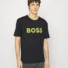 Boss Teeos- Print T-Shirt - Black