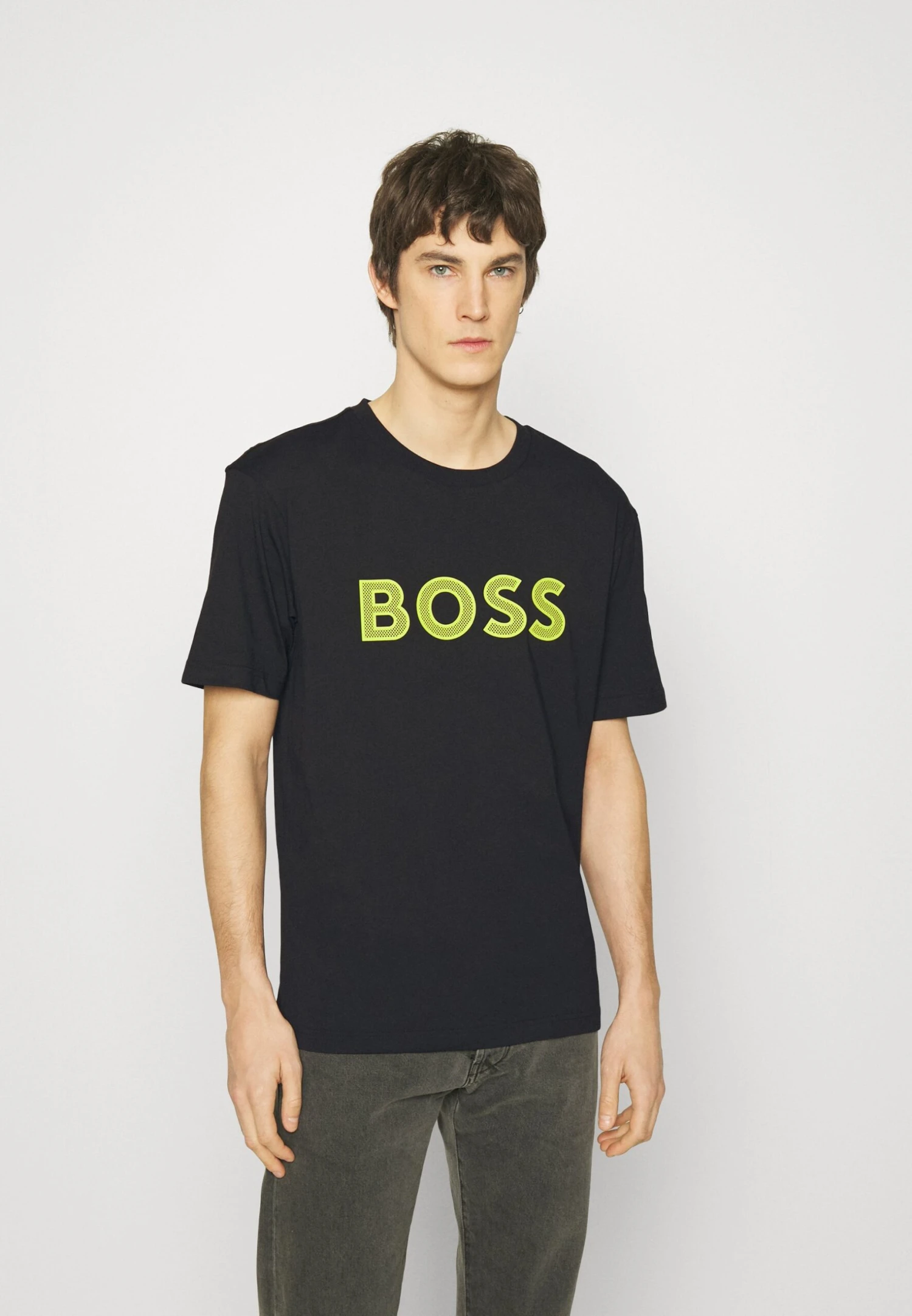 Boss Teeos- Print T-Shirt - Black 1 Boss Teeos- Print T-Shirt - Black