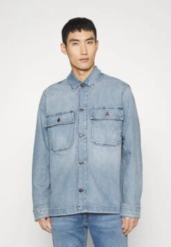Boss Lovvo - Denim Jacket - Bright Blue