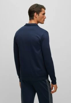 Boss Tracksuit - Training Jacket - Dark Blue Three -Boss Sales Store e28d7c339d9d4a2ab43b9265e64dc67b