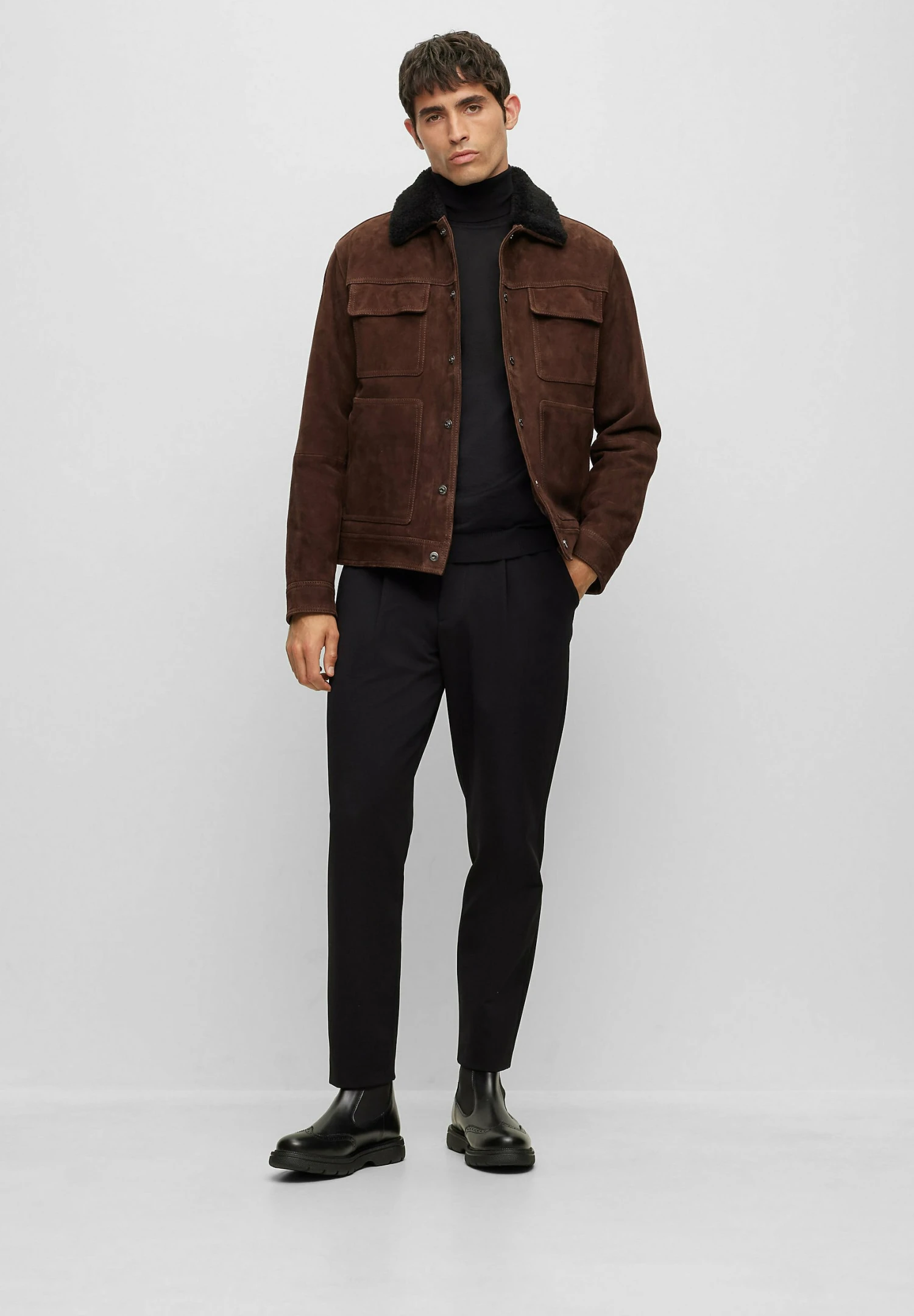 Boss Jacob Cheb Brlt - Classic Ankle Boots - Black One 1 Boss Jacob Cheb Brlt - Classic Ankle Boots - Black One