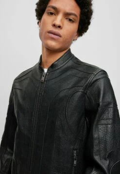 Boss Jocas - Leather Jacket - Black One -Boss Sales Store e8548909b37f49559a40614ed5599d0b