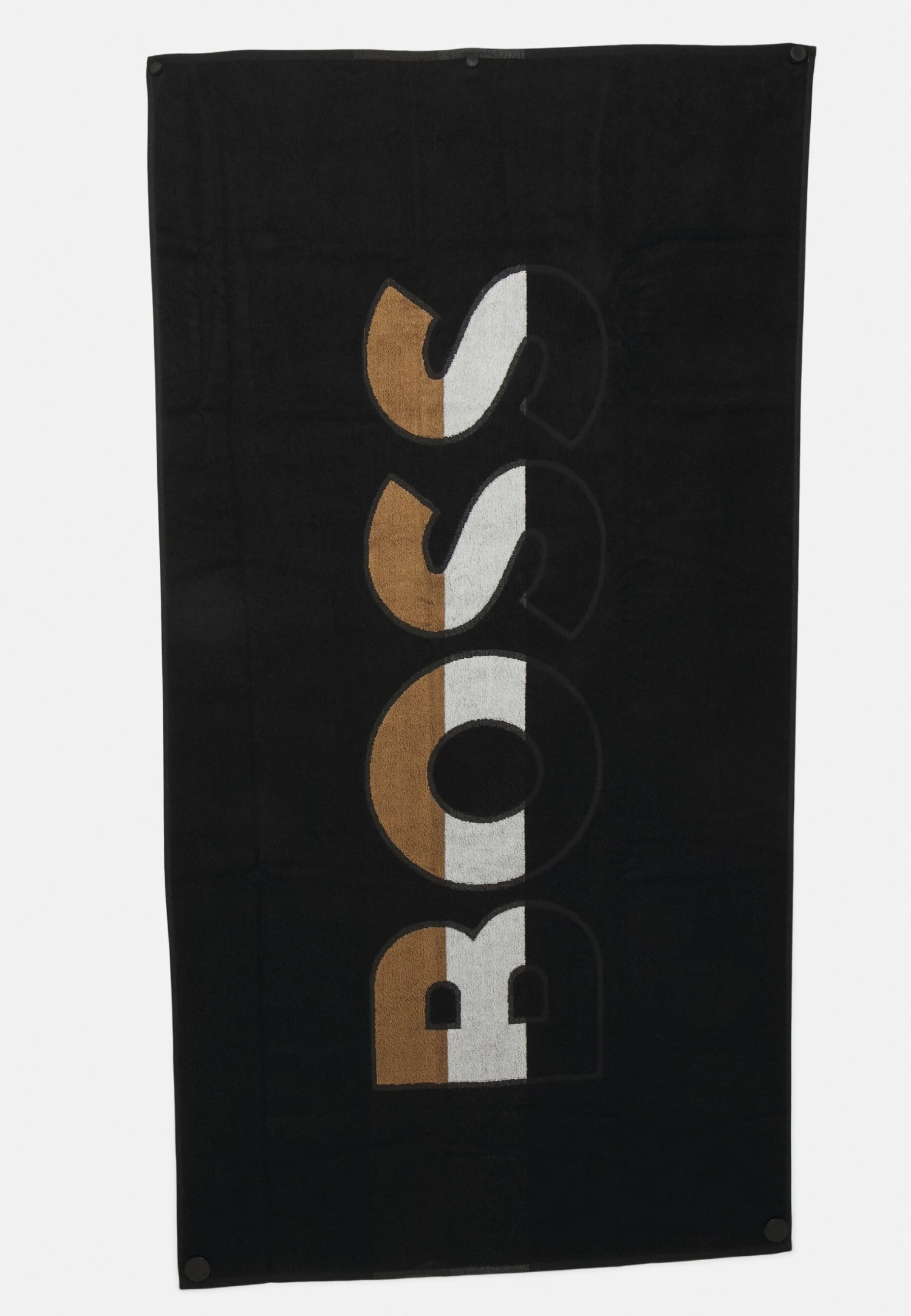 Boss Beach Towel Bold - Beach Towel - Black 2 Boss Beach Towel Bold - Beach Towel - Black - Image 2