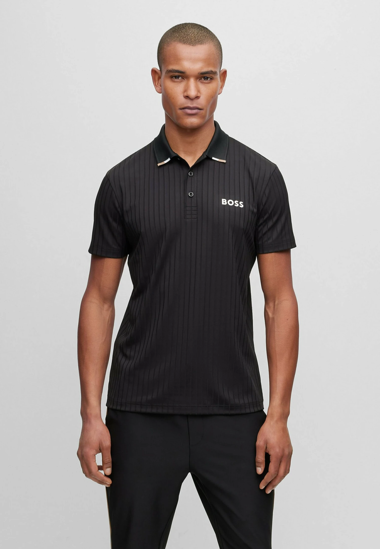 Boss Paddytech - Polo Shirt - Black One 1 Boss Paddytech - Polo Shirt - Black One
