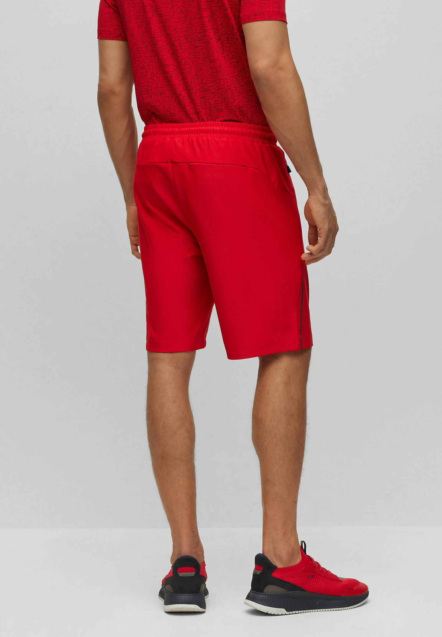 Boss Hecon Active 1 - Tracksuit Bottoms - Red 3 Boss Hecon Active 1 - Tracksuit Bottoms - Red - Image 3