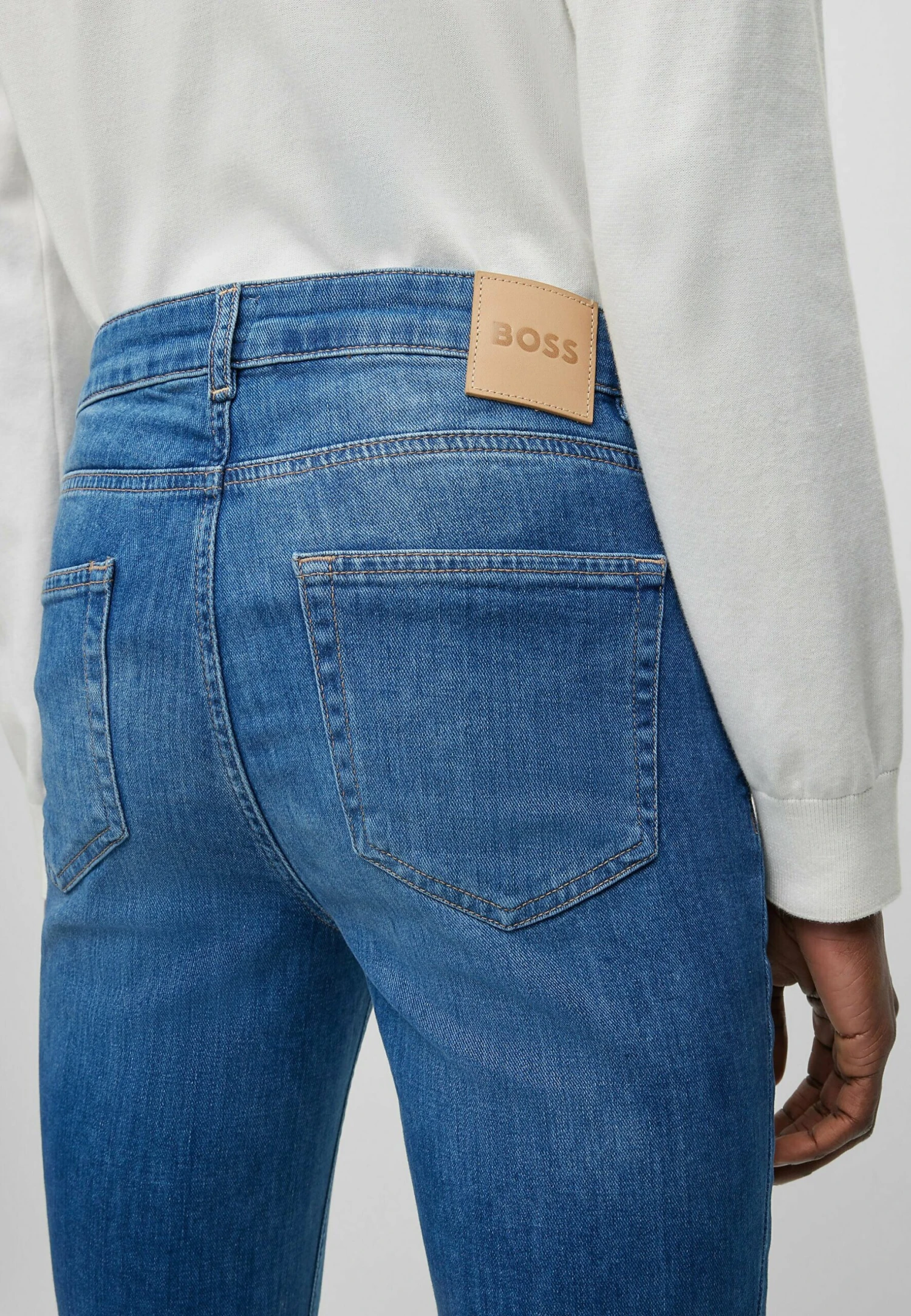 Boss Slim Fit Jeans - Open Blue 4 Boss Slim Fit Jeans - Open Blue - Image 4